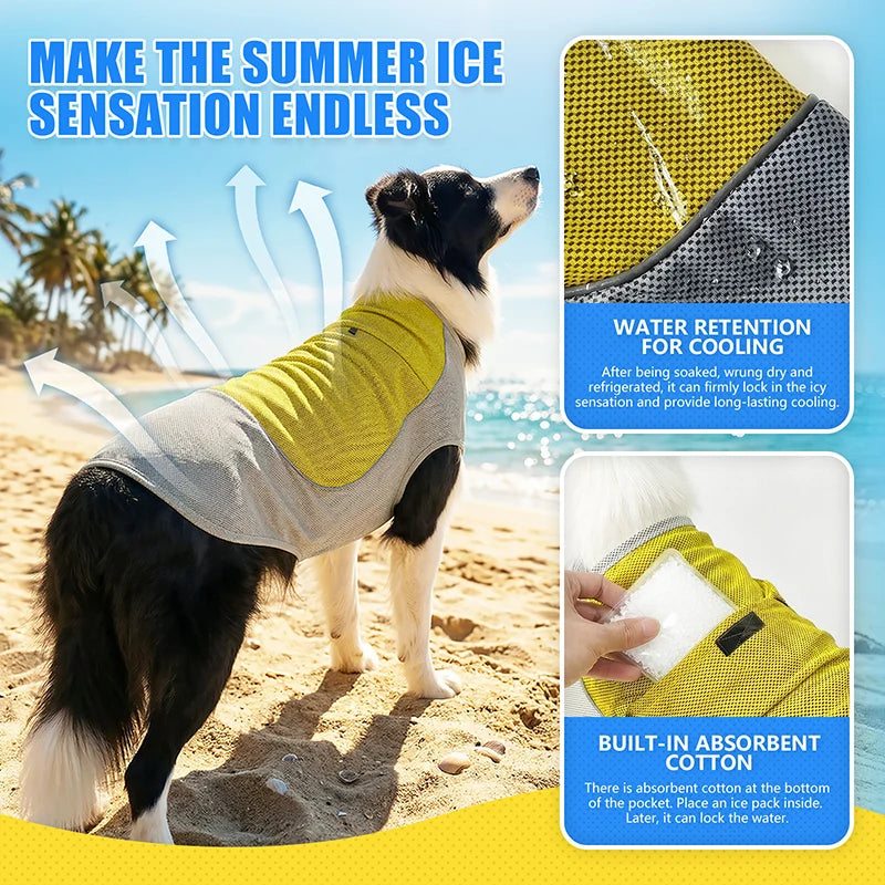Chaleco con bolsa para Ice Pack