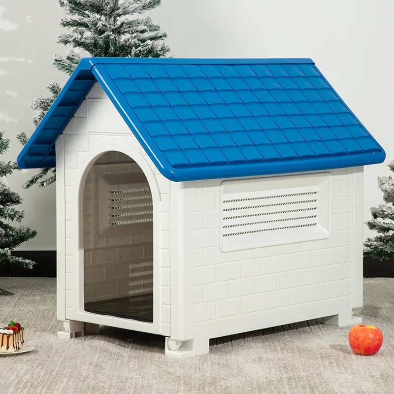 Casa para Perro Interior y Exterior con Cubierta Impermeable Removible
