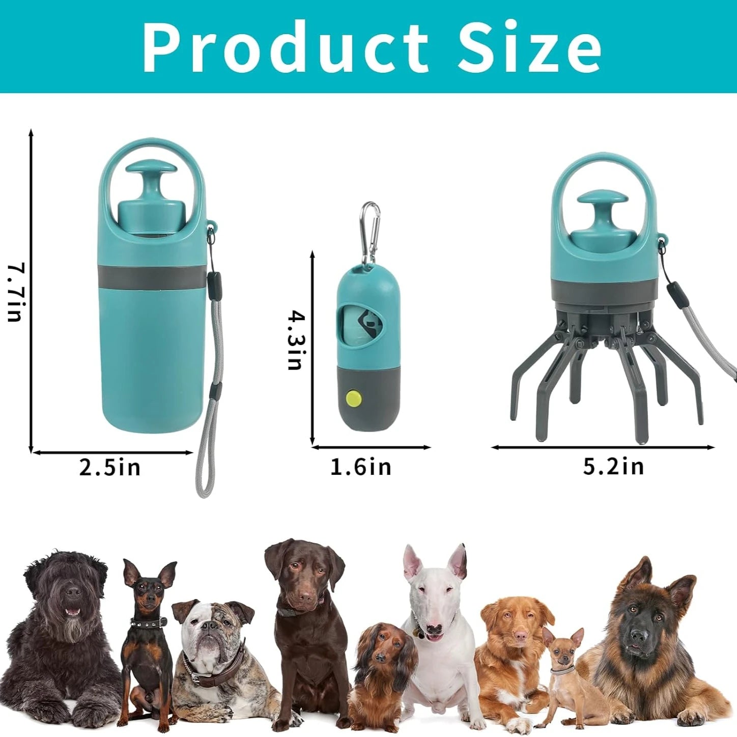 Recogedor Portátil de Excremento