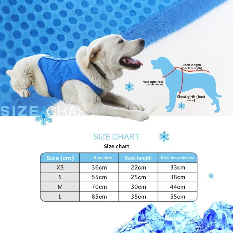 Chaleco refrescante para perro