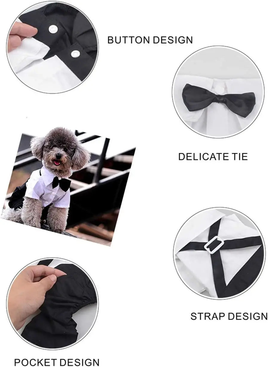 Tuxedo Formal con Moño