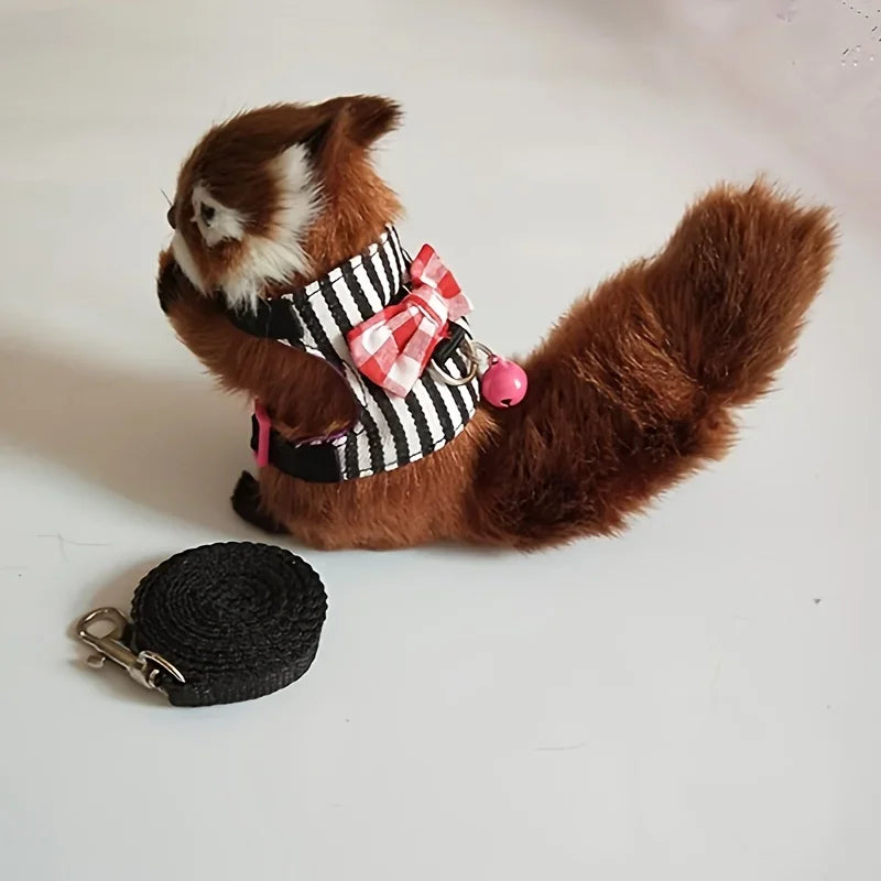 Arnés/Collar Ajustable para Hámster y Ardillas