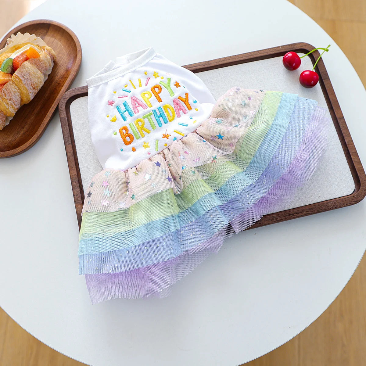 Chaleco Blanco con Falda Tutu